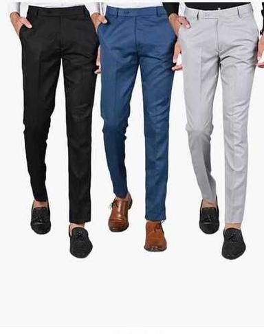 Comfortable And Washable Multi-Color Mens Formal Pants
