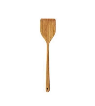 Polished Wooden Flat Spoon Kitchen Utensil