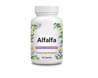 Alfalfa Capsules Herbal Food Supplement