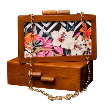 Long Lasting Durable Modular Solid Wooden Ladies Clutches