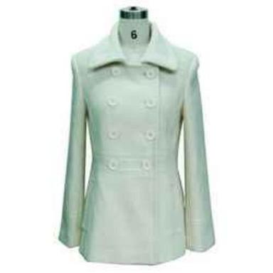 Regular Fit Woolen Ladies Winter Long Coat