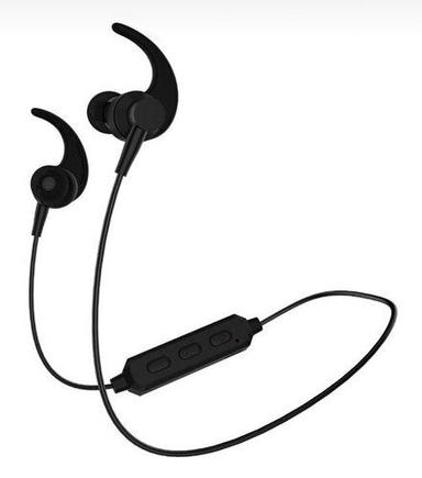 Portable Flexible Black Wired Mobile Earphone