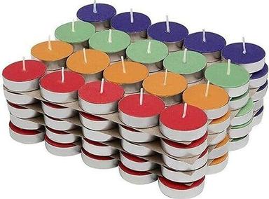 Tea Light Color Full Candles (Pack of 50pcs)