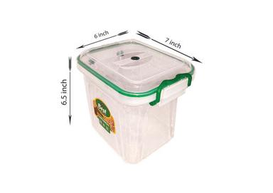 Clear Square Plastic Lock Food Container