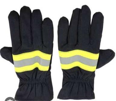 Breathable Comfortable Fit Full Finger Fire Fighting Hand Gloves with Slip Resistant Grip