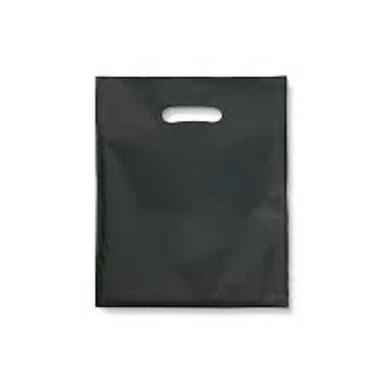 Easy to Carry Light Weighted Black Plain Non-Woven D Cut Bags for Shopping