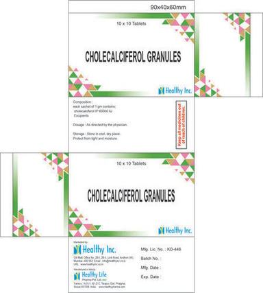 Cholecalciferol Granules 1gm, 10x10 Tablets Blister Pack