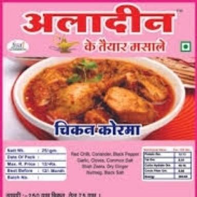Natural Boss Chicken Korma Masala for Cooking Use Form 