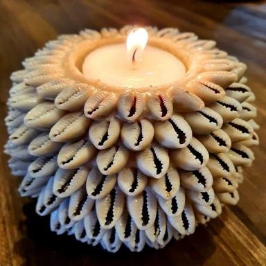 Designer Sea Shell Candle Holder For Decoration