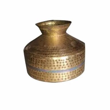 Polished Finished Perfect Shape Brass Pot 