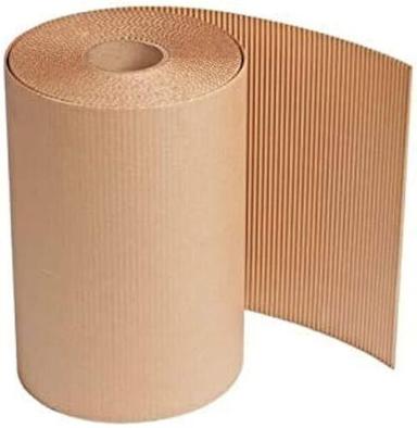 Recyclable Eco-Friendly Rectangular Wood Pulp Plain Corrugated Paper Rolls for Packaging
