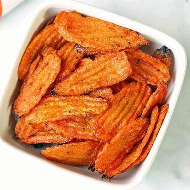 Salty Taste Carrot Chips With Crispy, Crunchy Texture