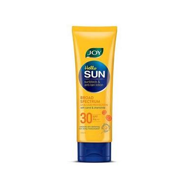 Sun Sunblock And Anti Tan Body Lotion