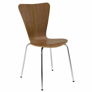 Free Stand Modern Style Polished Finished Termite Resistant Wooden Cafe Chairs