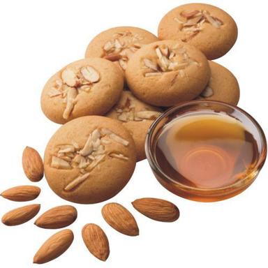 Round Shape Eggless Honey Almond Cookies