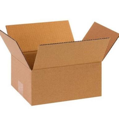 100 Percent Recyclable Eco-Friendly Rectangular Plain Corrugated Carton Box for Packaging