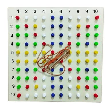 Plastic Wooden Mathematical Number Peg Board