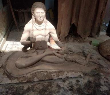 White God Baba Shri Chand Ji Fiber Statue