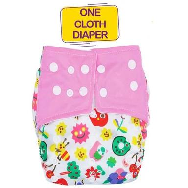 Multi-Color Fabric Washable Baby Diaper