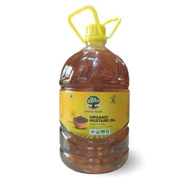 GO EARTH ORGANIC Indian Made Organic Mustard Oil 5ltr
