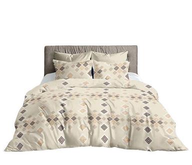 Geometric Design Twill Cotton Double Bedspread