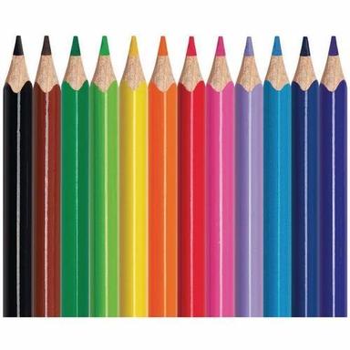 Multi Color Round Shape Colour Pencil For Drawing Use