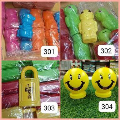 Multiple Color Plastic Piggy Bank For Kids