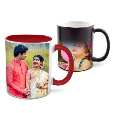 Heat and Cold Resistant Ceramic Printed Photo Sublimation Mugs with Comfortable Grip