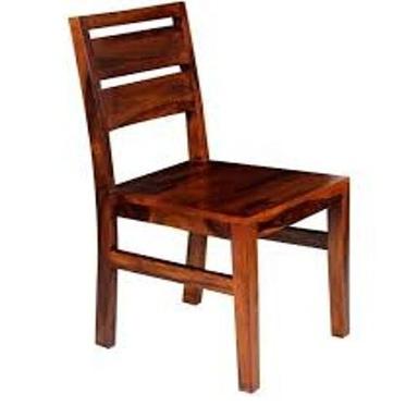 Modern Appearance Polished Finished Teak Wood Dining Chair