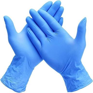 Blue Surgical Full Finger Hand Gloves