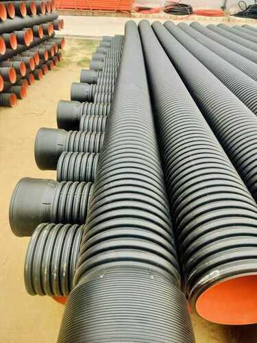 Corrosion Resistant Double Wall Corrugated 200mm Electrical Pipe