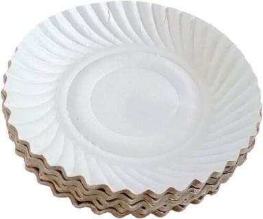 Biodegradable Eco-Friendly Heat and Cold Resistant Round Paper Disposable Plates