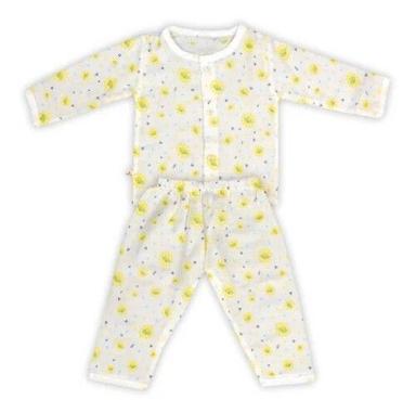 Full Sleeves Printed New Baby Shirt And Pant Night Suits