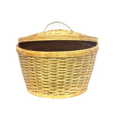 Natural Eco-Friendly Bamboo Storage Basket Versatile Home Organizer