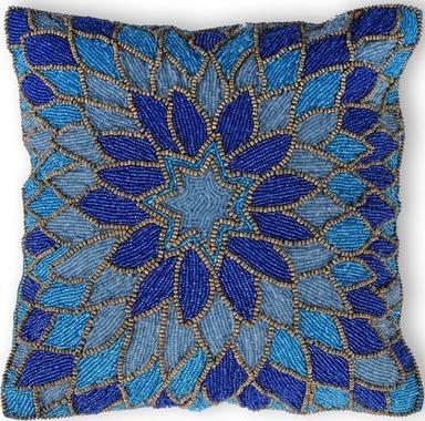 Beaded Embroidered Handmade Cushion Cover 