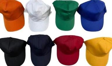 Multi Color Plain Pattern Polyester Cotton Material Customised Cap