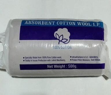 Bleached White Surgical Absorbent Cotton Roll 400gm Net