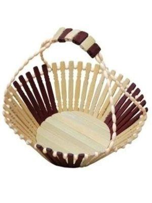 Wooden Fruit Basket - Color: Mix