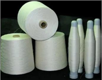 White Colored Linen Yarn Length: Various Options Are Available  Meter (M)