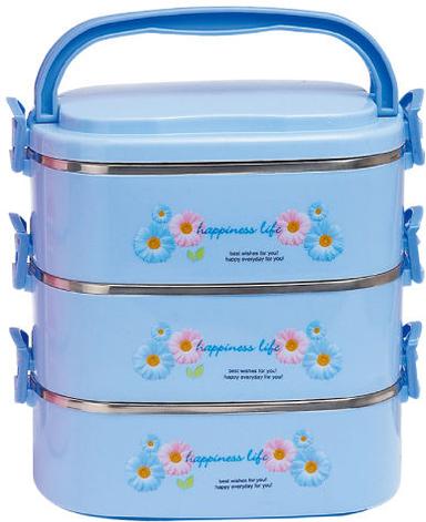 Sky Blue Handled Thermoware Lunch Box