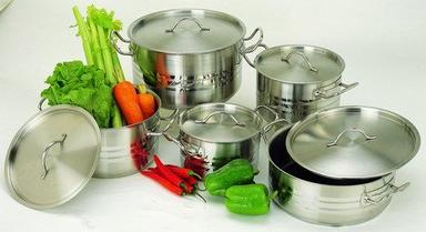Metal Stainless Steel Cookware Set