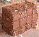 Eco-Friendly Brown Color Cocopeat Bricks