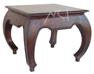 Dark Brown Stylish Wooden Coffee Table