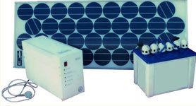 White Solartech Stand Power Supply