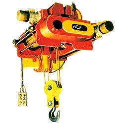 Manual Controlled Color Coated Heavy-Duty Powered Wire Rope Hoist For Industrial