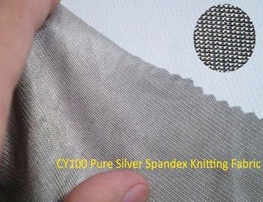 Shrink-Resistant Silver Spandex Knitting Fabric