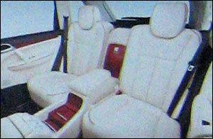 White Color Car Seat Leather