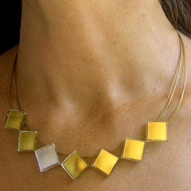 Square Gold Necklace