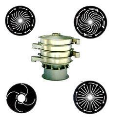 Silver & Black Circular Gyro Vibrator Screen