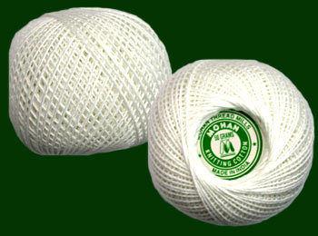 Knitting Cotton White Yarn